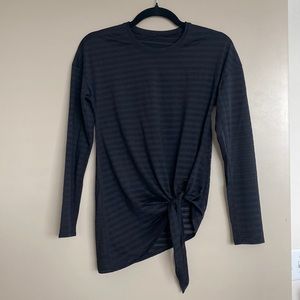 Lululemon long sleeve with a side tie